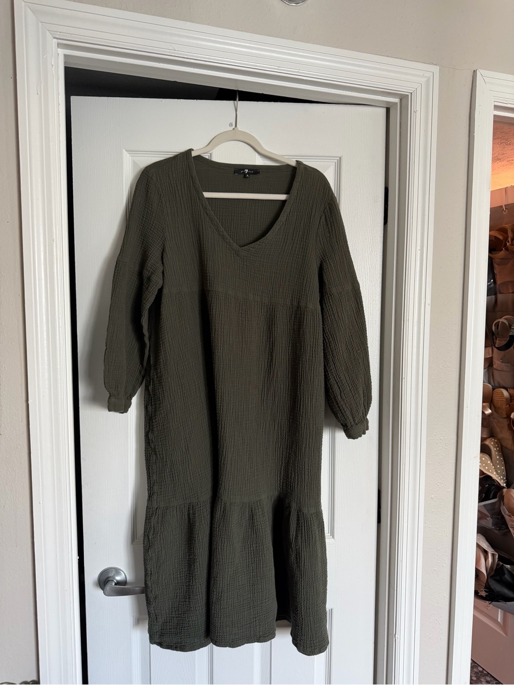 7 for All Mankind Midi/Maxi Green Dress